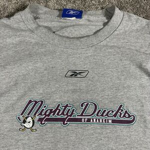 Reebok Anaheim Mighty Ducks Hockey Shirt Men L Rare Vintage